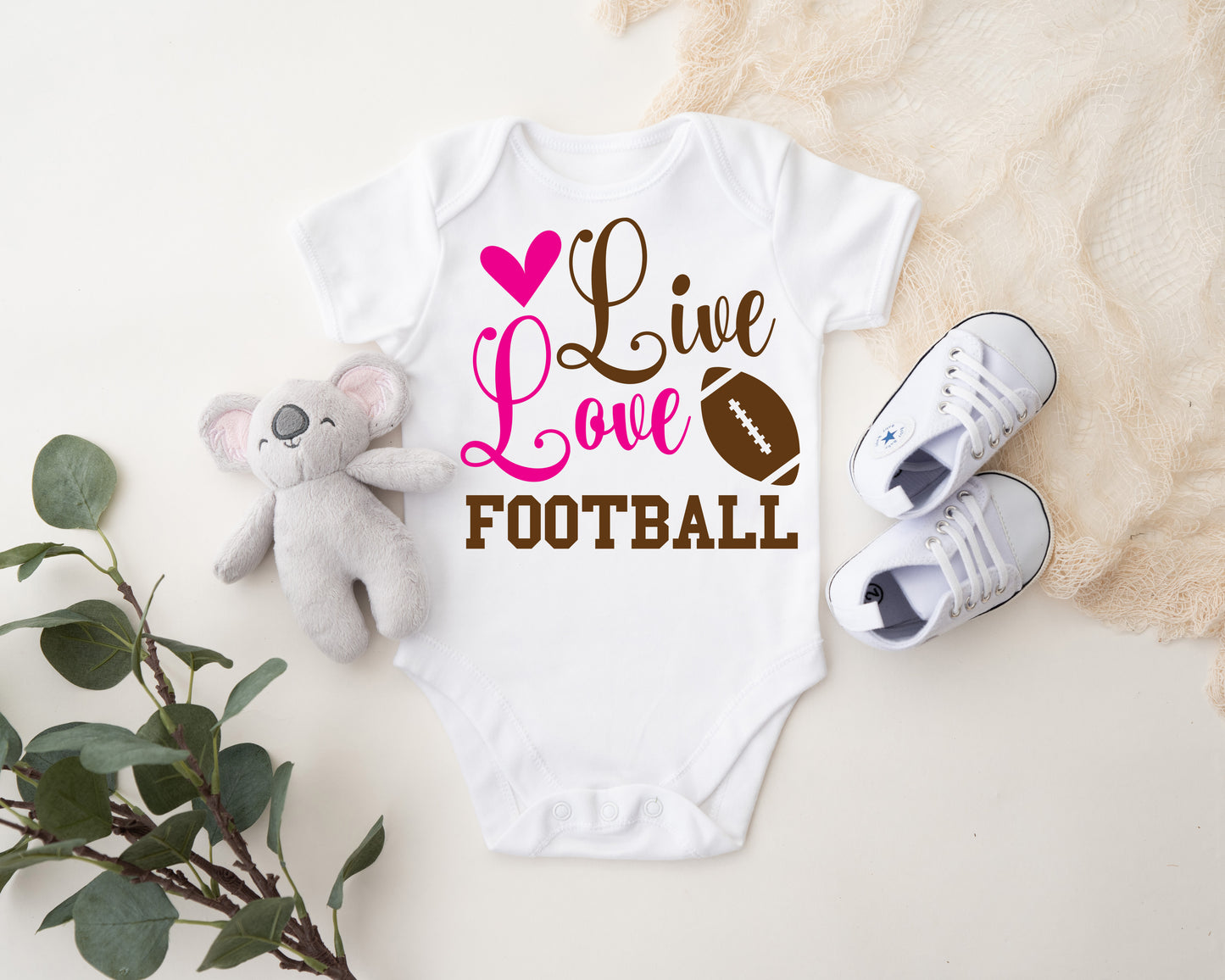 Love, Live, Football Onesie®
