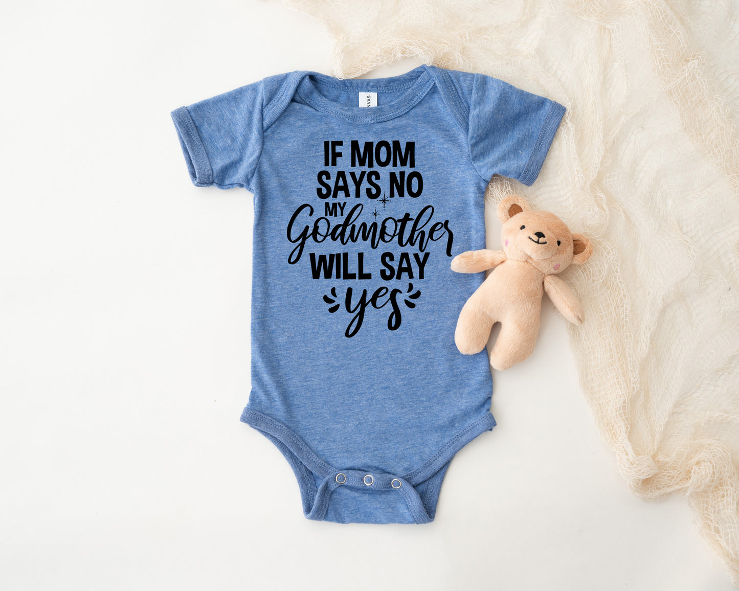 If Mom Says No Godmother Will Say Yes Onesie®