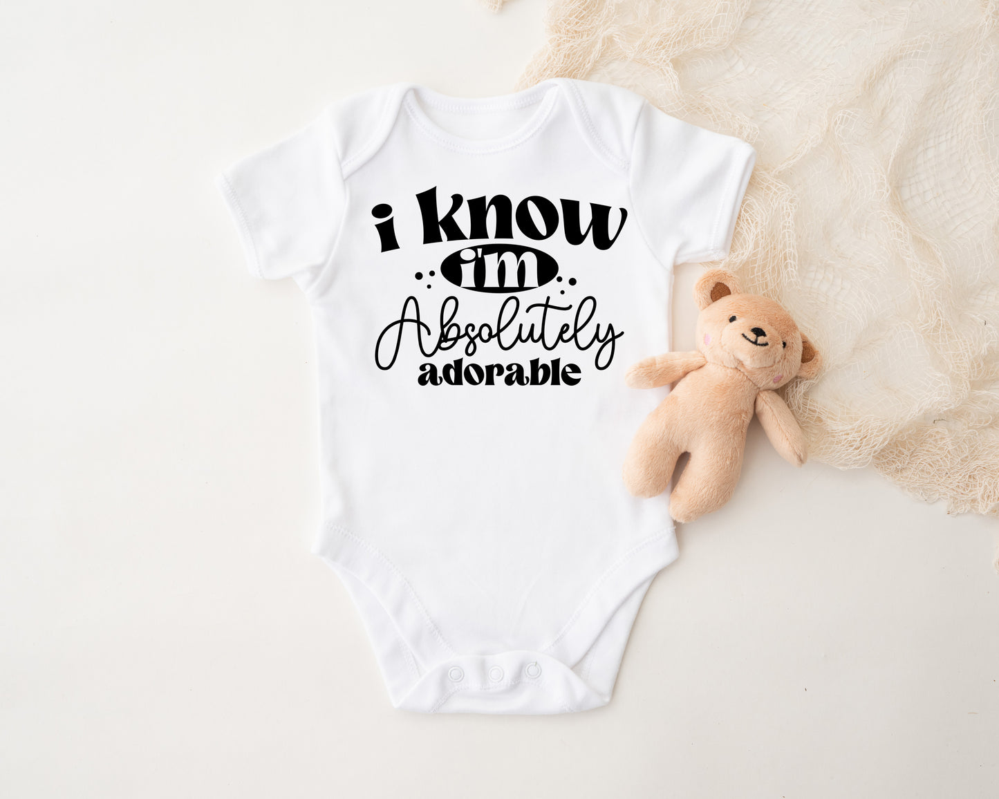 I Know I'm Absolutely Adorable Onesie®