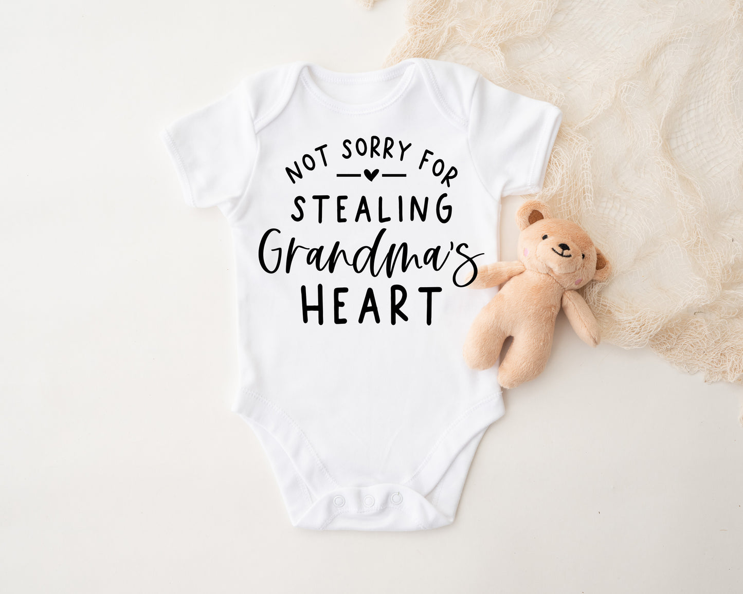 Not Sorry For Stealing Grandma's Heart Onesie®