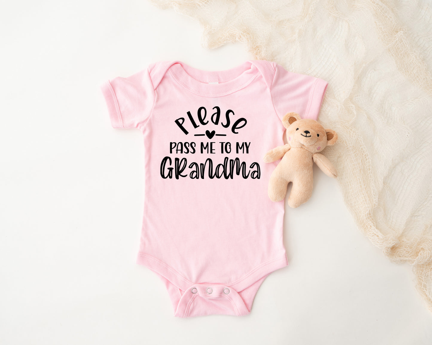 Please Pass Me To My Grandma Baby Onesie