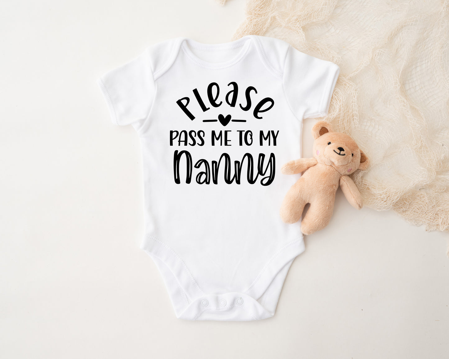 Please Pass Me To My Nanny Baby Onesie