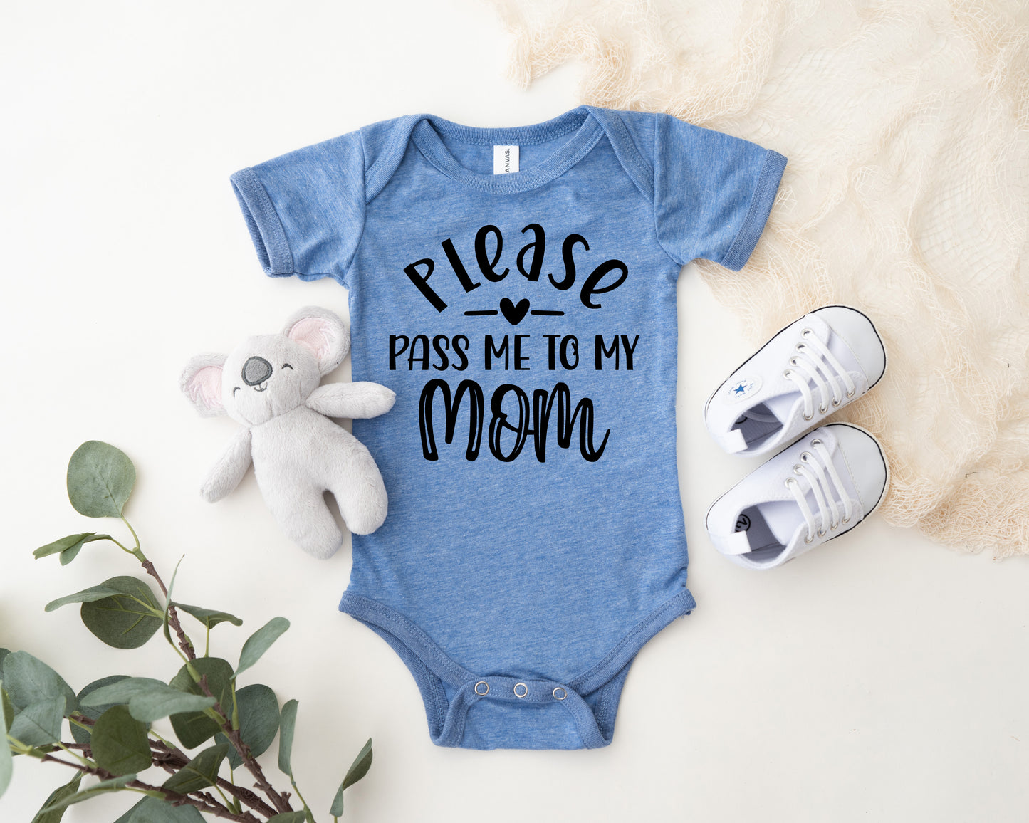 Please Pass Me To My Mom Baby Onesie