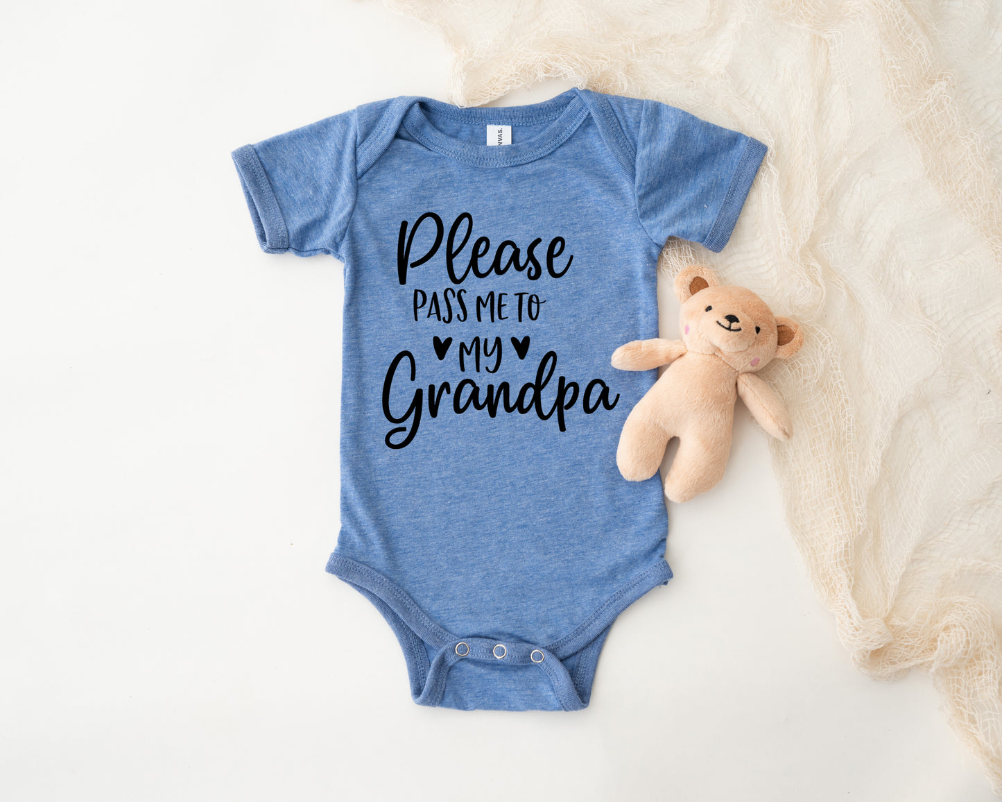 Please Pass Me To My Grandpa Baby Onesie