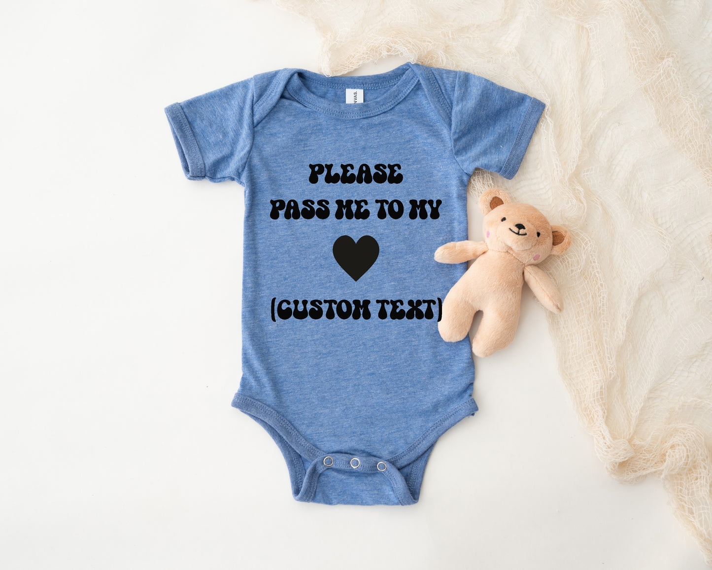 Please Pass Me To My (Custom) Onesie