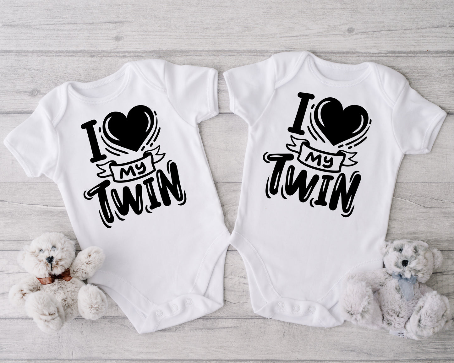 I Love My Twin Onesies®