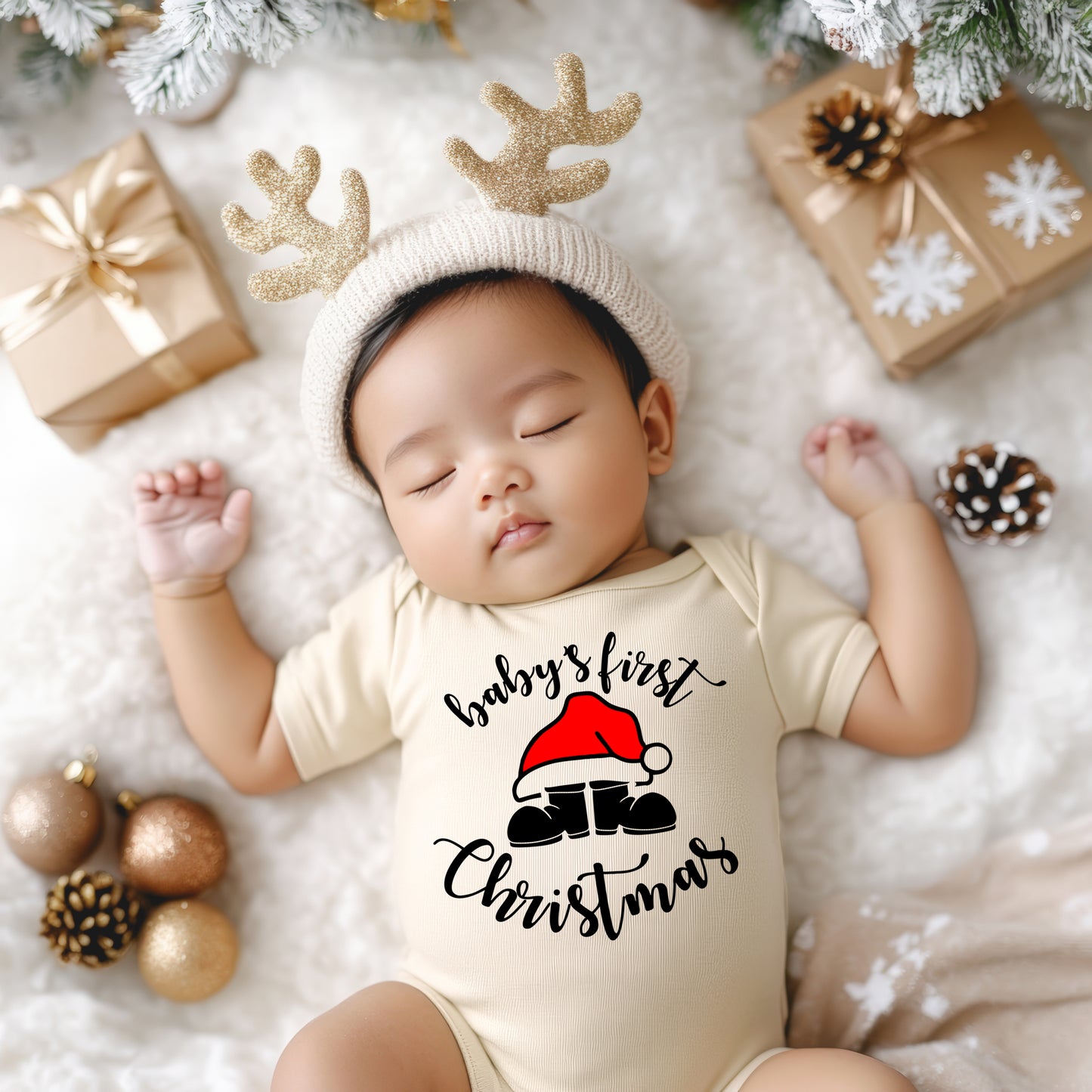 Baby's First Christmas Onesie®