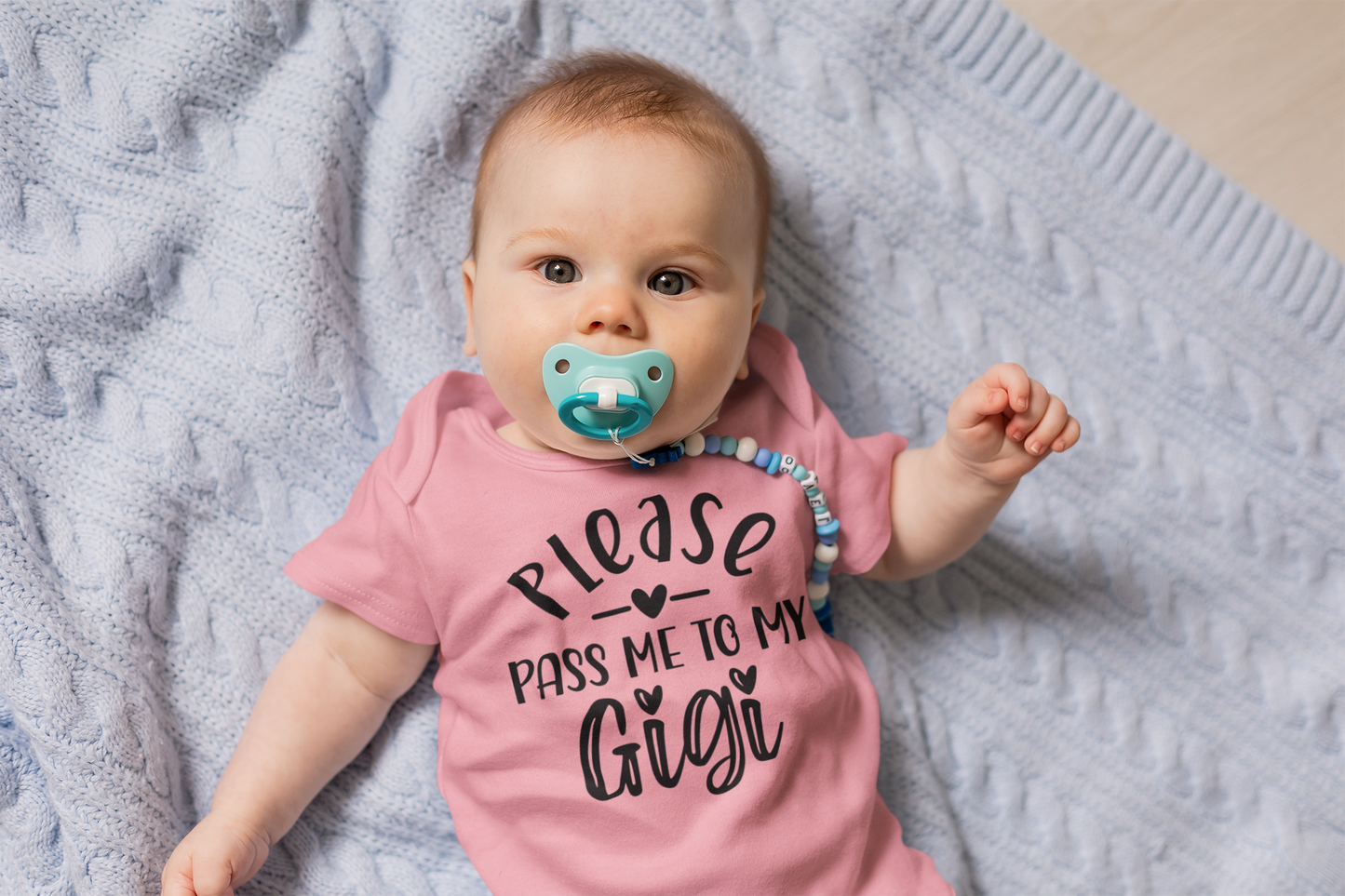 Please Pass Me To My Gigi Baby Onesie