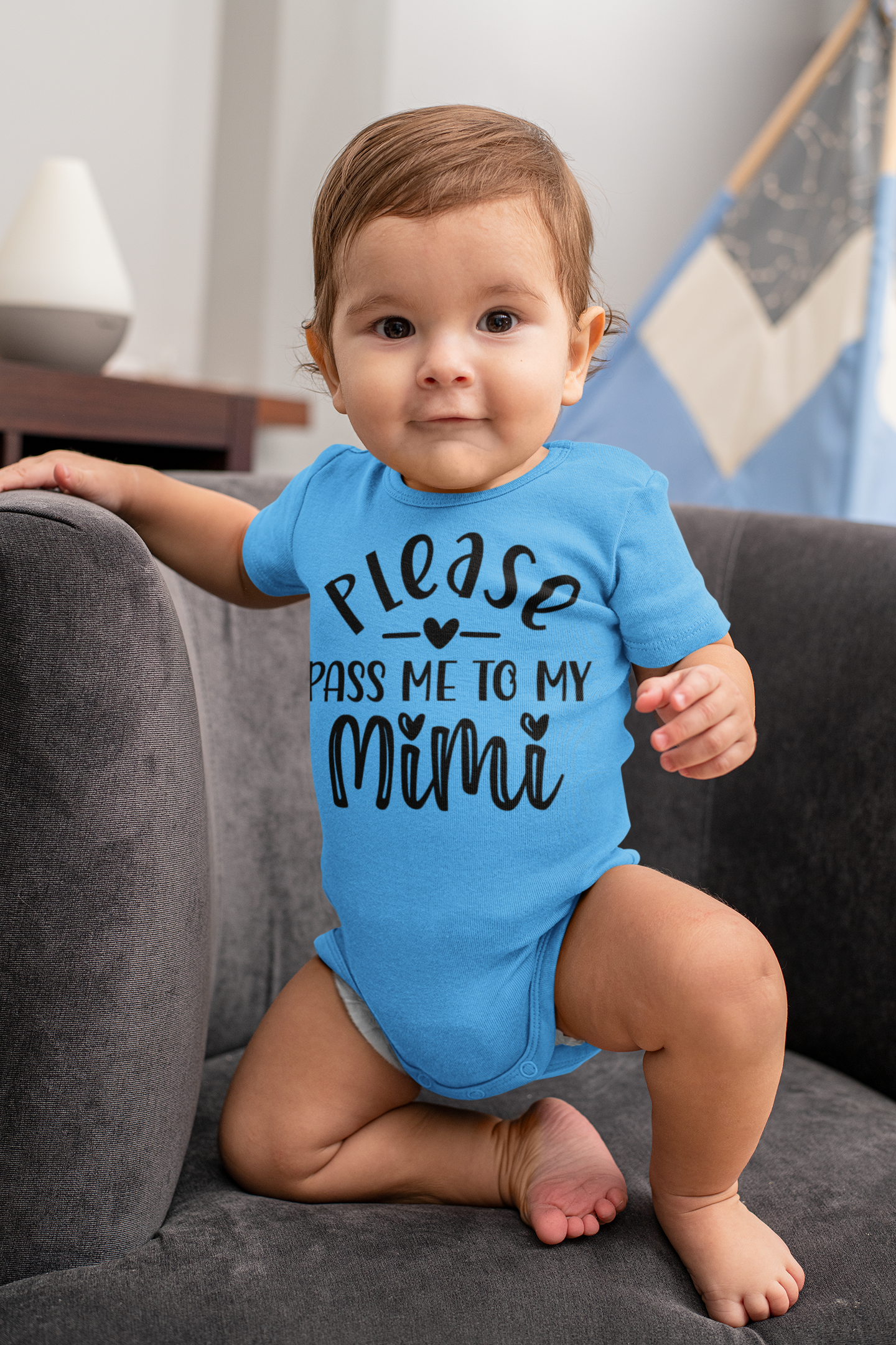 Please Pass Me To My Mimi Baby Onesie