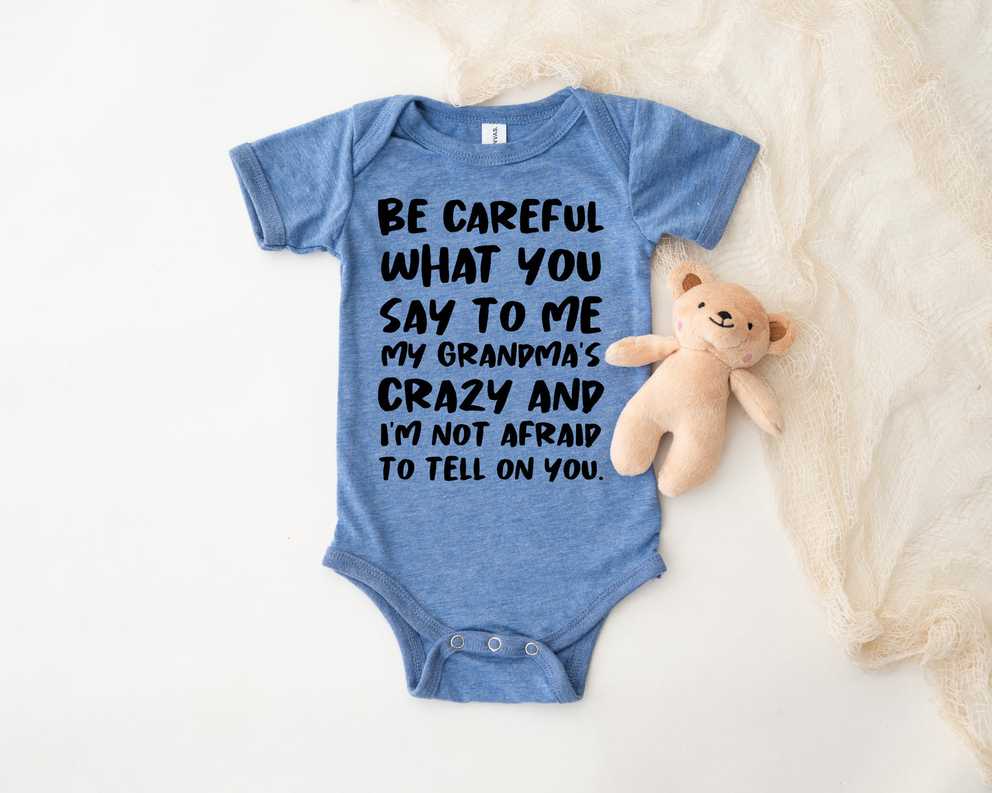 Be Careful What You Say Onesie®