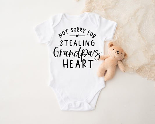 Not Sorry For Stealing Grandpa's Heart Onesie®