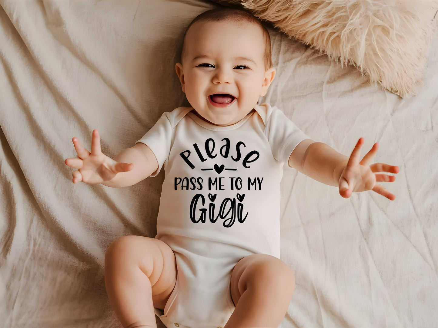 Please Pass Me To My Gigi Baby Onesie