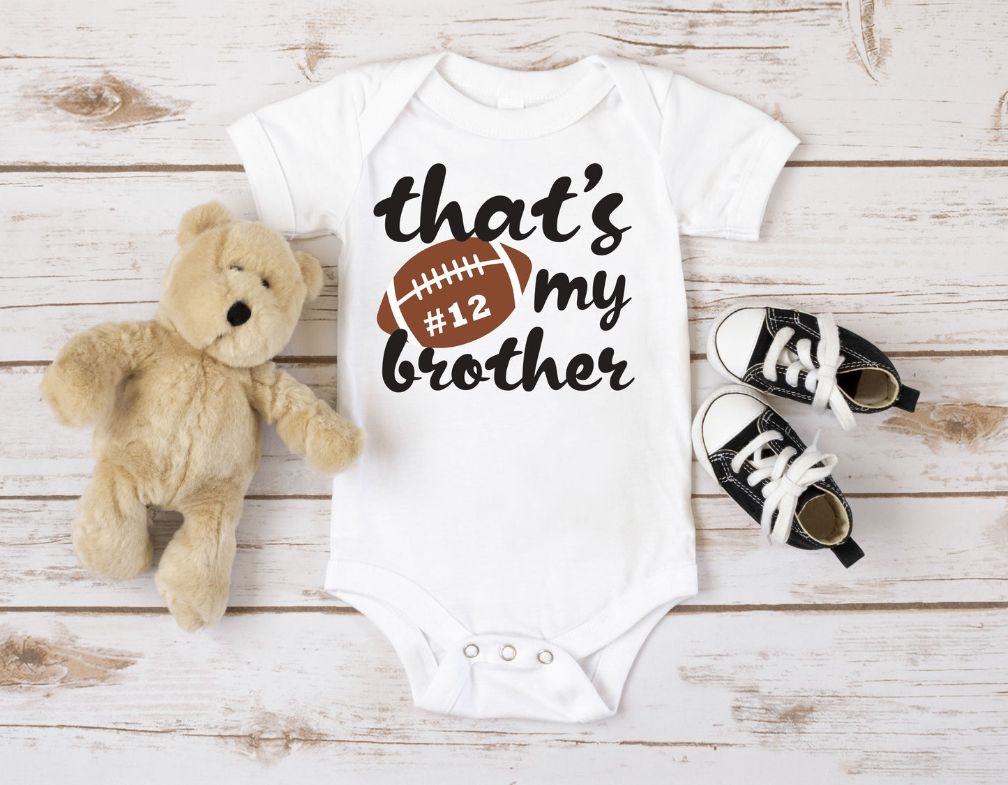 Personalized- That's My Brother Football Onesie®