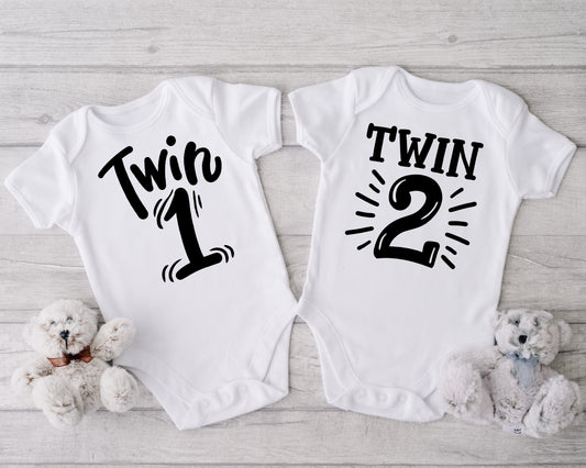 Twin One and Twin Two Onesie®